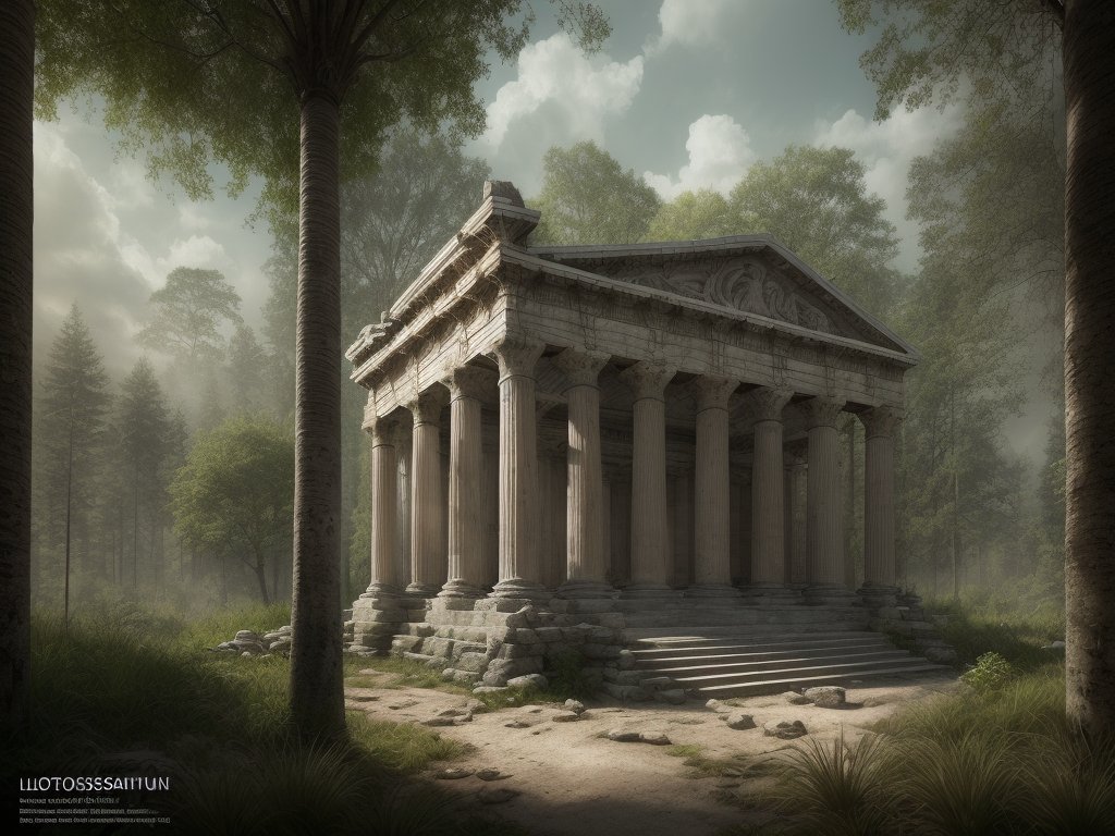 00081 479671682 photorealistic Roman temple forest summer sunny day clear sky natural skin texture 24mm 4k textures soft cinematic ligh